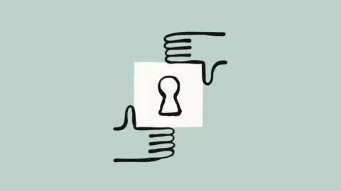 Security graphic with hand and padlock representing Anthropic's Fable 5 cybersecurity safeguards and jailbreak severity framework published July 2026