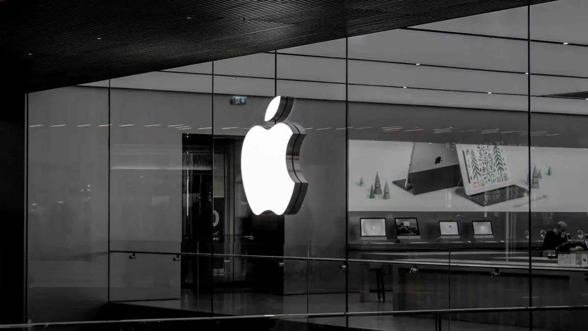 Apple Intelligence logo on a dark background representing the AI service receiving regulatory approval in China