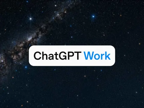 ChatGPT Work interface showing GPT-5.6 powered workspace features including Sites builder, Plan mode, and plugin connections for enterprise teams