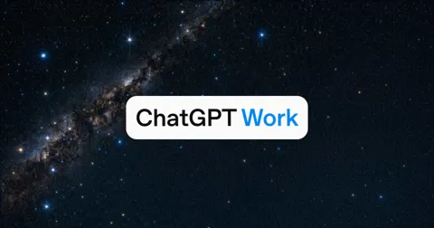 ChatGPT Work interface showing GPT-5.6 powered workspace features including Sites builder, Plan mode, and plugin connections for enterprise teams