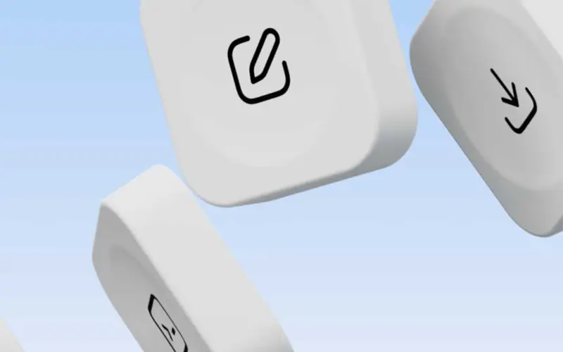 Codex Micro custom icon keycap set showing 32 keycaps with AI workflow icons