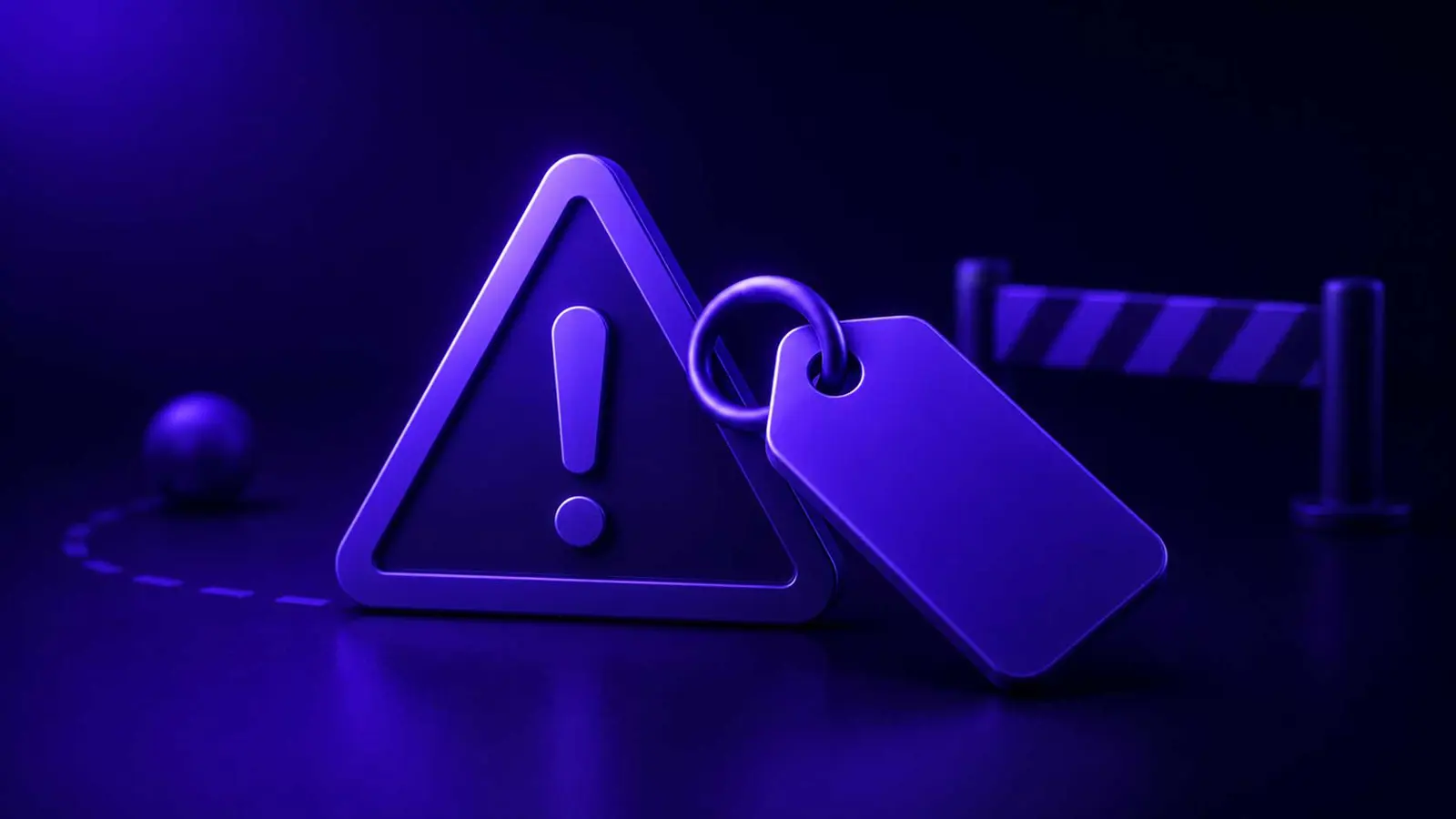ExpressVPN limitations and drawbacks illustration with warning icon
