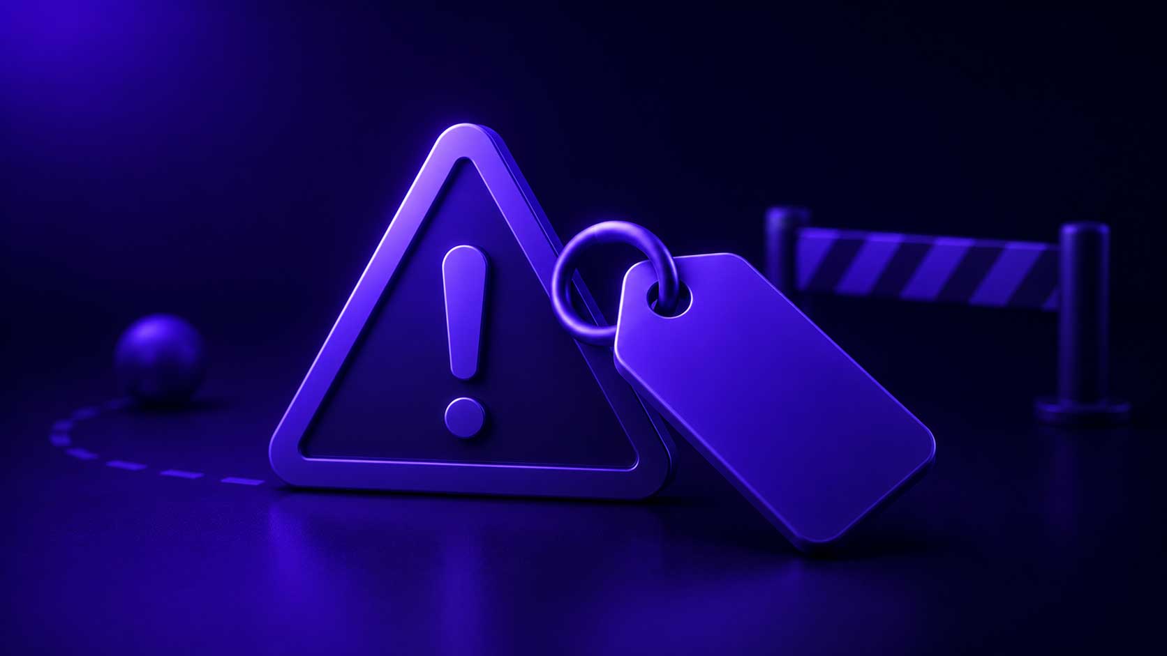 ExpressVPN limitations and drawbacks illustration with warning icon