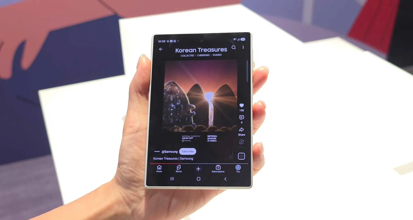 Galaxy Z Fold 8 Ultra shown alongside a charger, highlighting the 45W wired charging speed