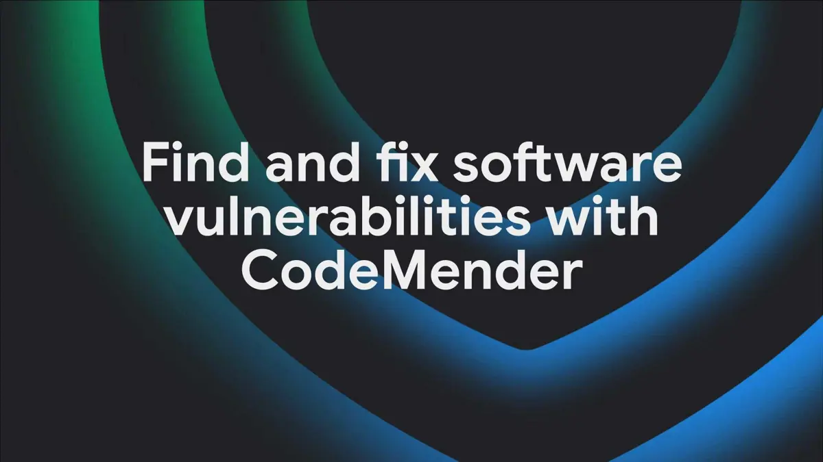 Google CodeMender AI security agent dashboard showing vulnerability scan results and code remediation interface