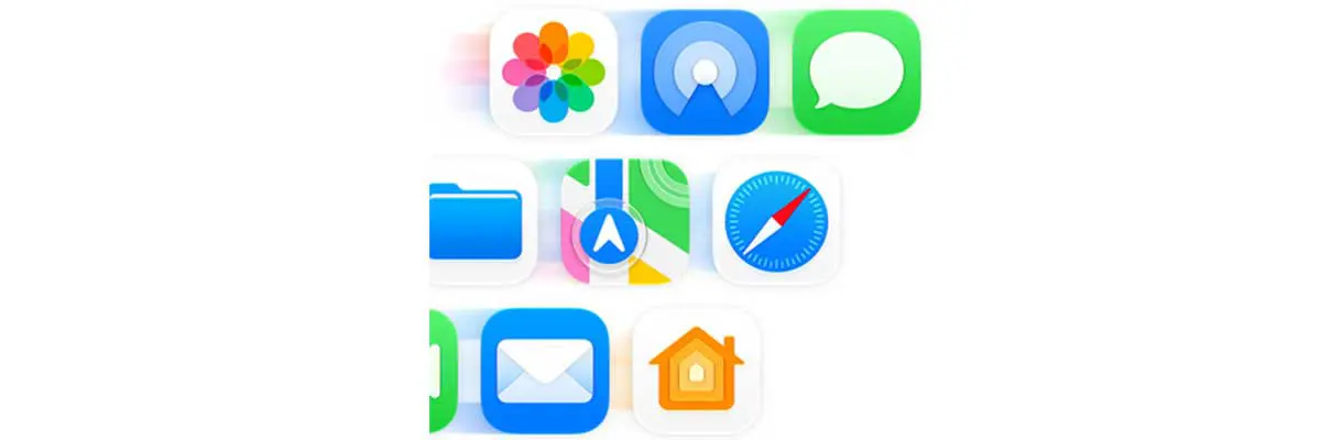 Grid of app icons representing iOS 27 performance improvements with faster app launches