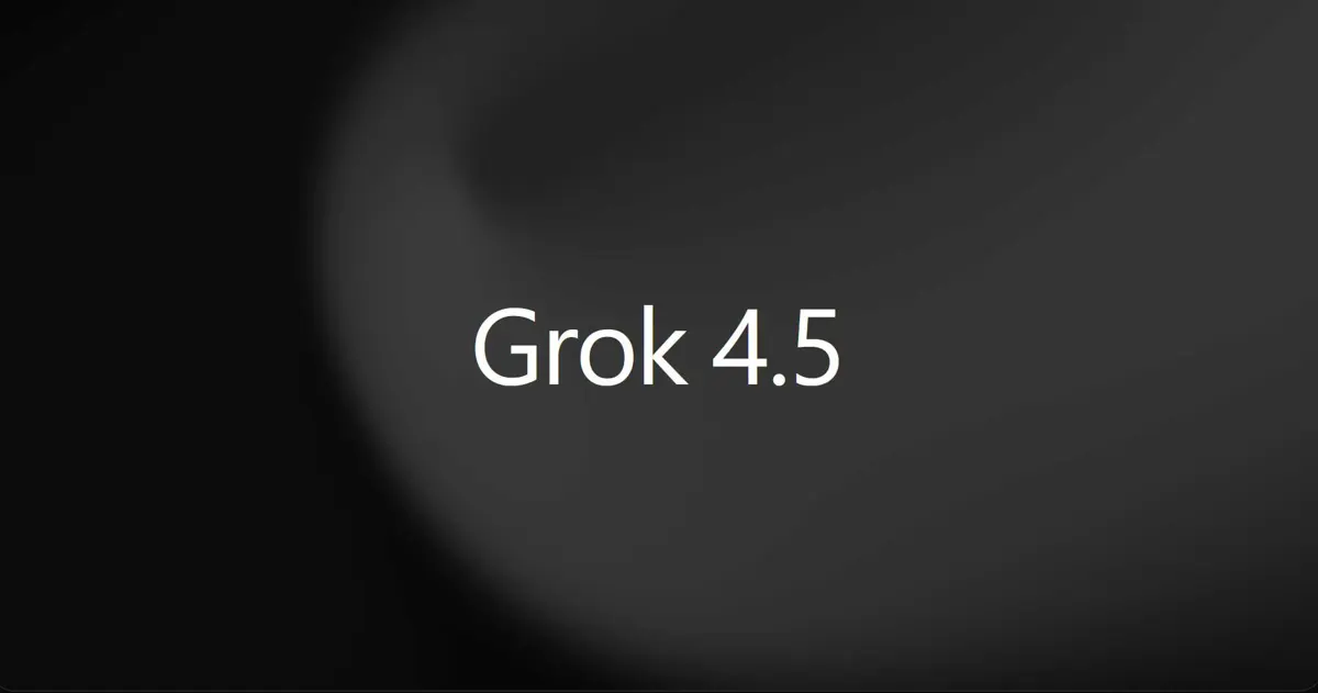 Benchmark comparison chart showing Grok 4.5, Claude Fable 5, and GPT-5.5 scores across DeepSWE, Terminal Bench, and SWE Bench Pro coding evaluations