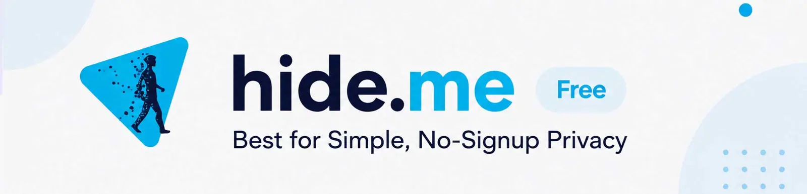 Minimal shield illustration representing hide.me's simple free privacy