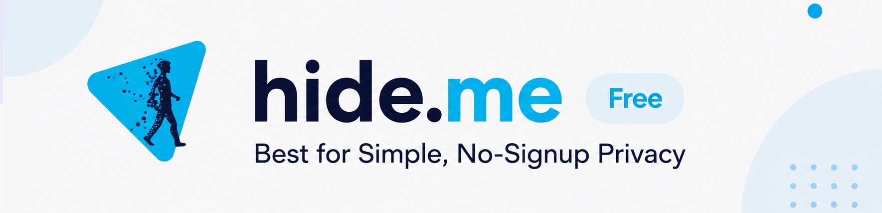 Minimal shield illustration representing hide.me's simple free privacy
