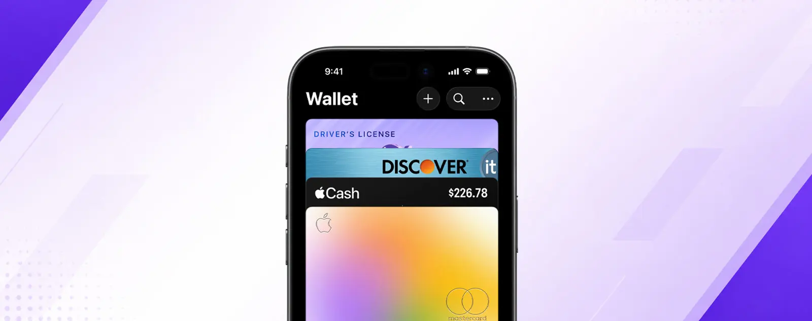 iOS 27 Wallet app showing the Create a Pass screen with three template options: Standard, Membership, and Event