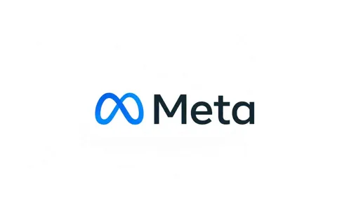 Meta Logo Clean White
