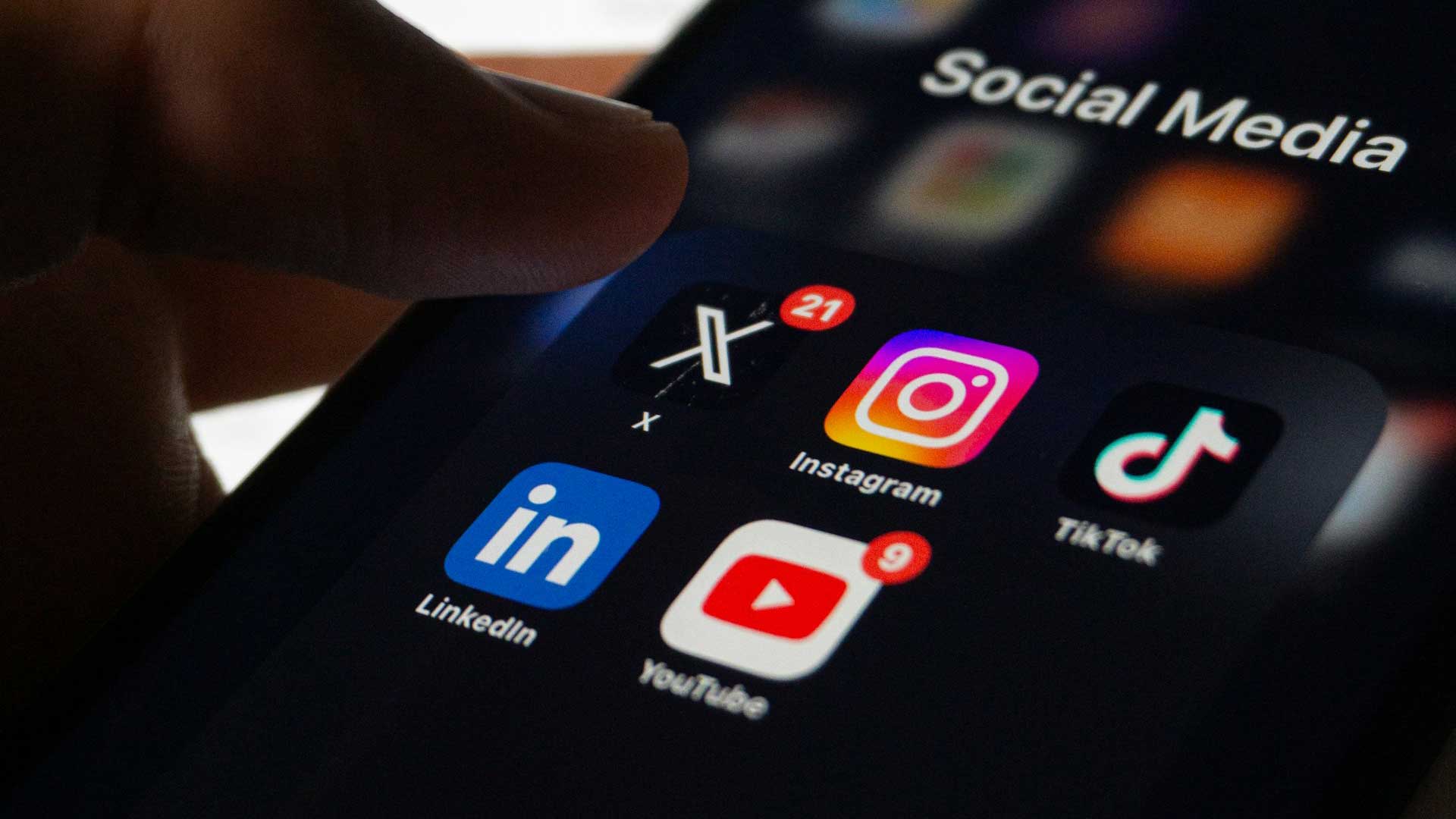 Instagram app open on a phone with privacy settings visible