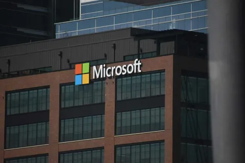 Microsoft's Redmond, Washington headquarters campus, where approximately 600 of the 4,800 job cuts announced July 6 2026 will fall