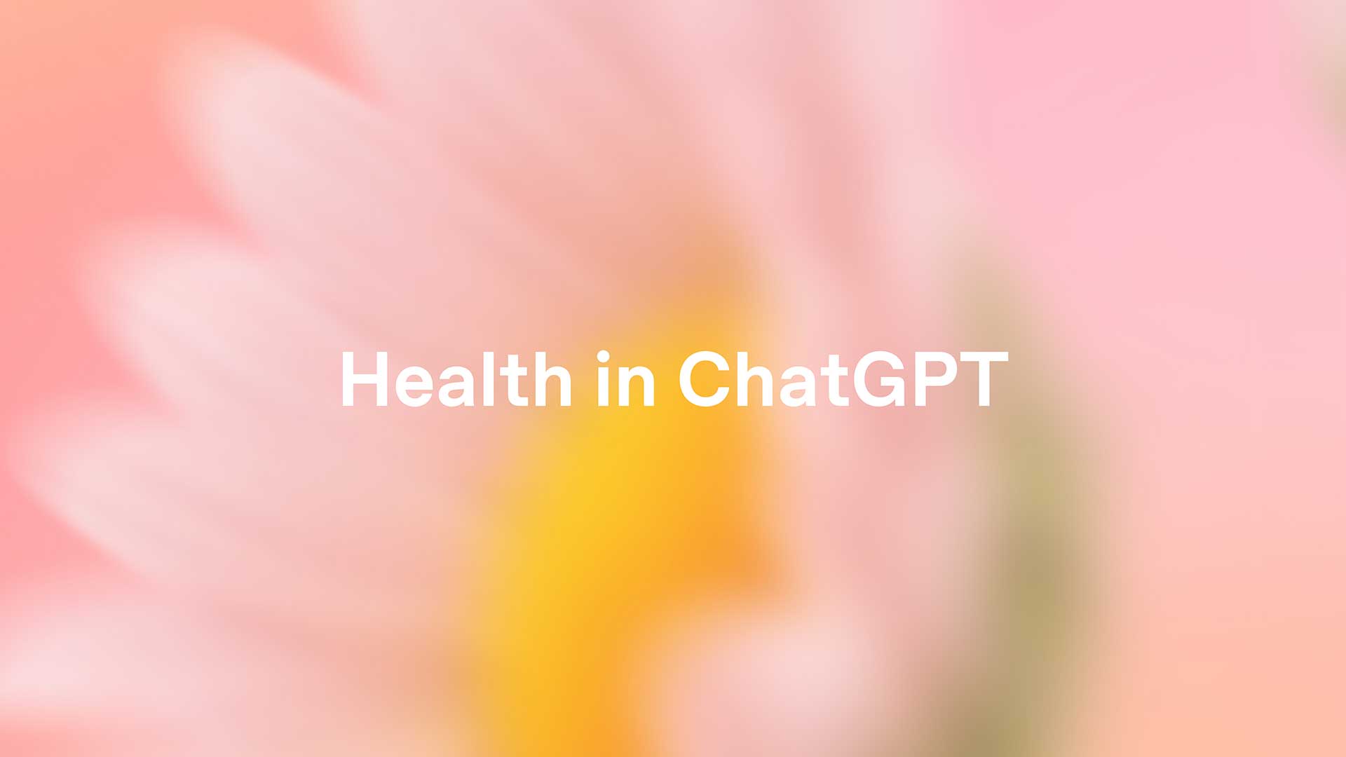 OpenAI Launches Health in ChatGPT - Connect Medical Records and Apple Health Across Every Chat