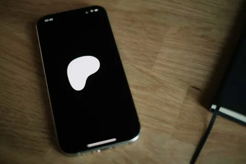 Patreon logo displayed on a smartphone screen