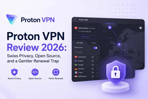 Proton VPN brand banner from Proton's official media kit