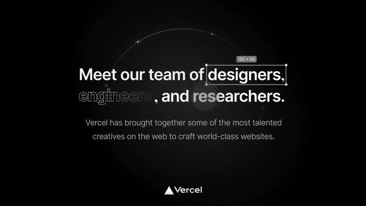 Vercel logo on a dark background representing the company's AI infrastructure platform