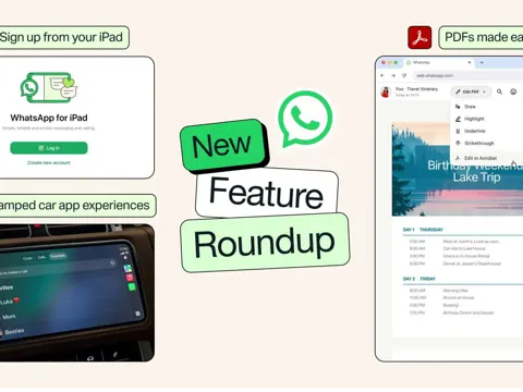 WhatsApp Now Lets You Sign Up on iPad Without a Phone - Plus CarPlay, PDF Edits, and Music Sharing