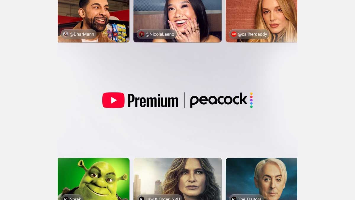 YouTube Bundles Peacock Premium Into Its Subscription Starting Early 2027