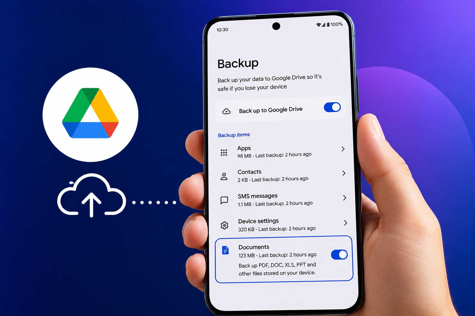 Google Adds Local Documents Backup to Android With Google Drive