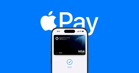 Apple Pay logo on a smartphone representing the service's expected launch in India