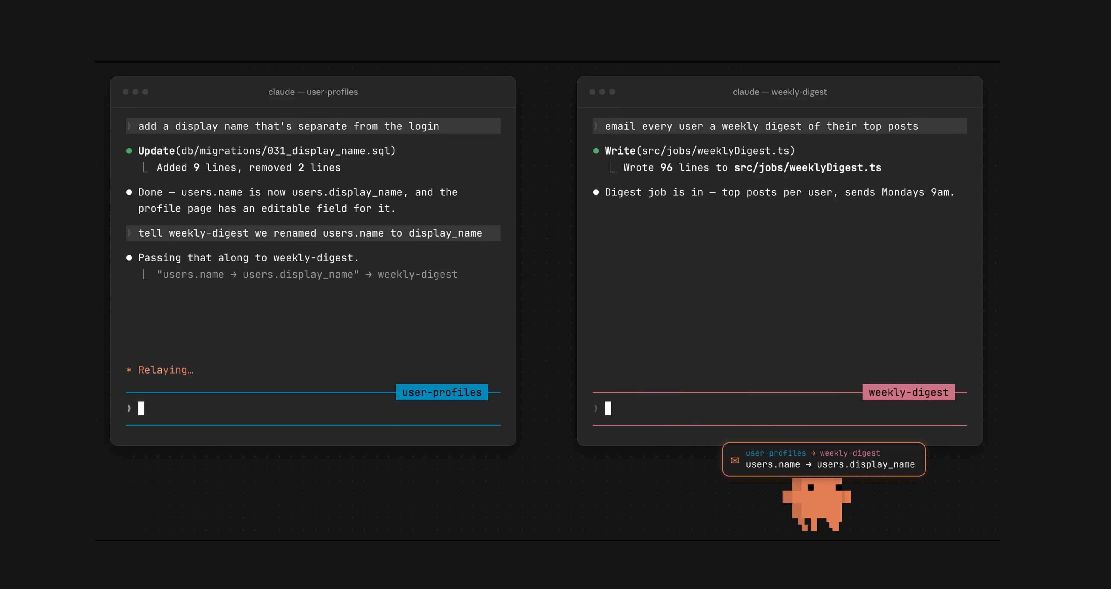 Claude Code Sessions Can Now Message Each Other - No Re-Explaining Context Between Terminals