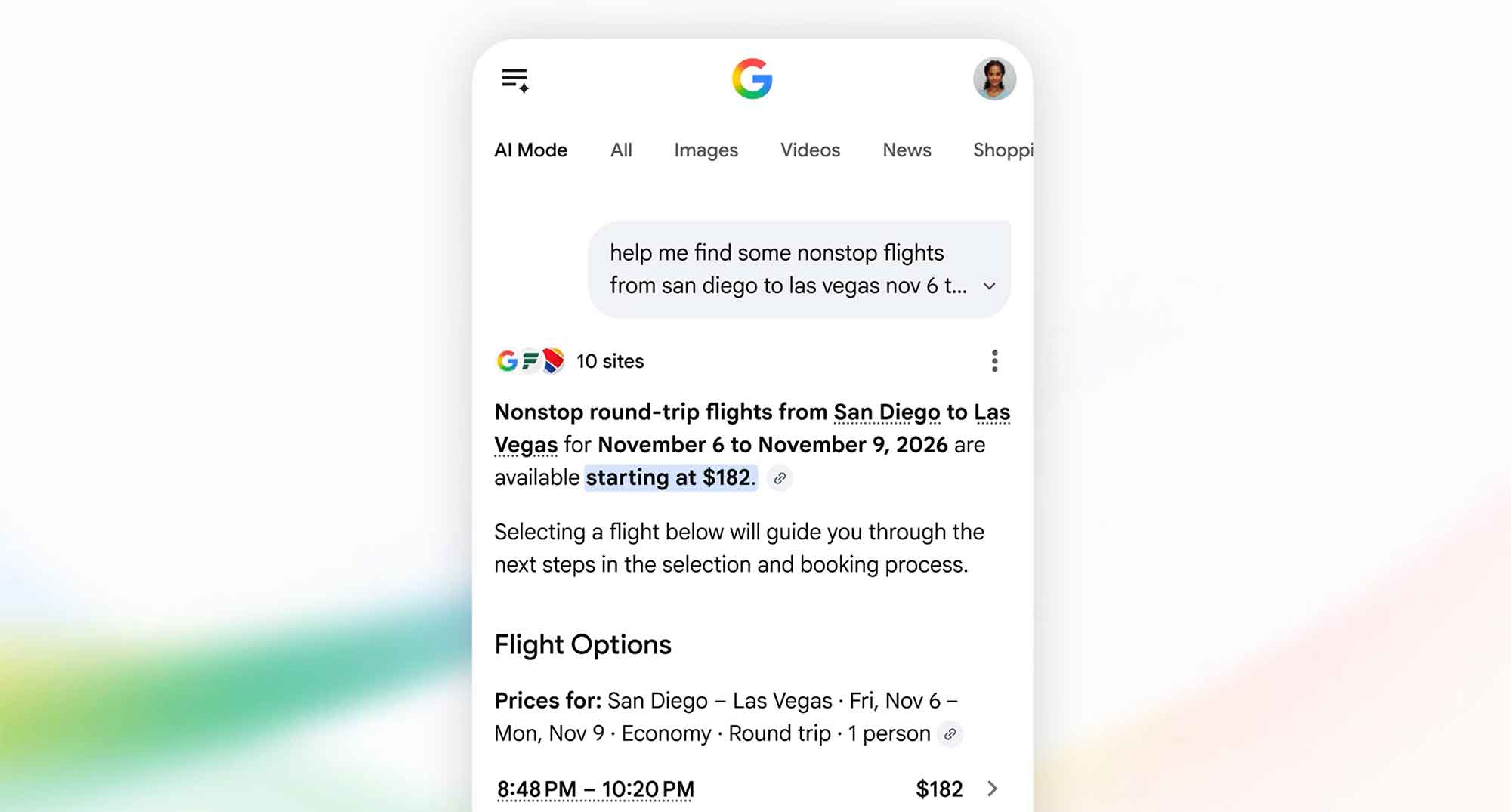 Google AI Mode Can Now Track Flight Prices and Book Hotels