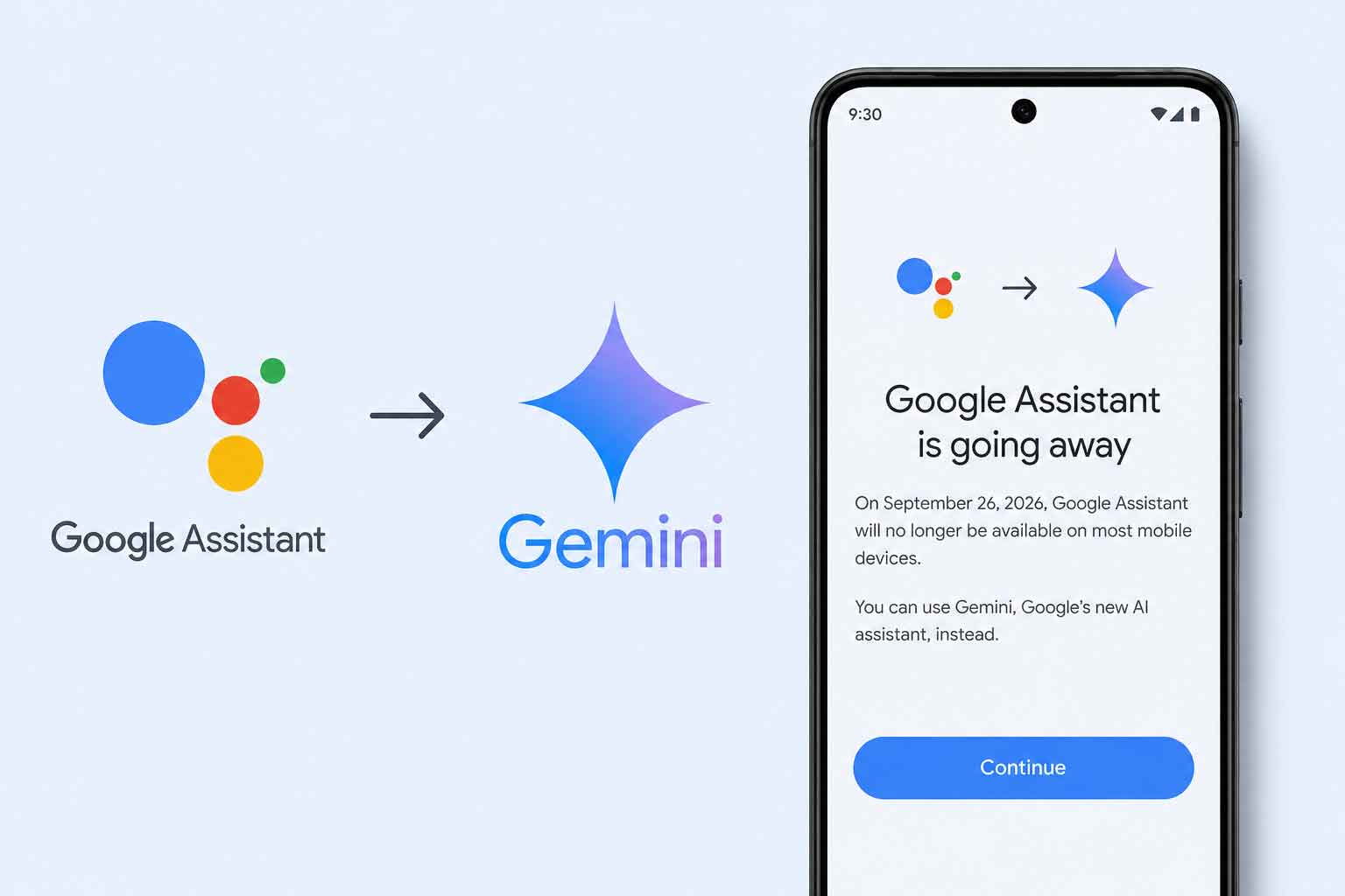 Google Assistant Shutdown Set for September 4 - Gemini Replaces It on Android and Wear OS