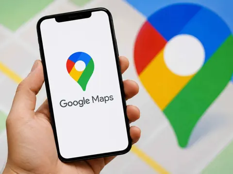 Google Maps Ask Maps interface showing food ordering conversation with restaurant suggestions