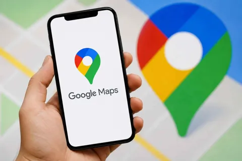 Google Maps Ask Maps interface showing food ordering conversation with restaurant suggestions