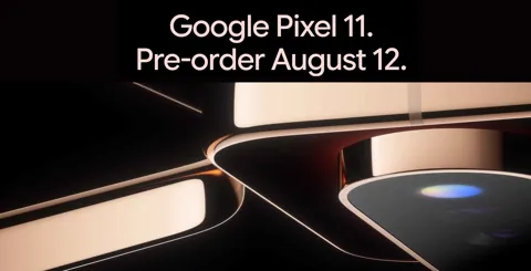 Google Store banner announcing the August 12 Made by Google event and Pixel 11 pre-orders