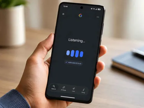 Google Tests New Voice Search Design With AI Mode and Search Live