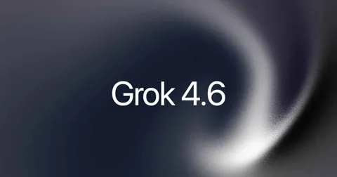 Grok 4.6 model announcement from xAI showing agent capabilities and benchmark results