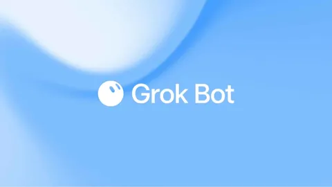 Grok Bot interface showing AI agents coordinating in group chat and working across tools overnight
