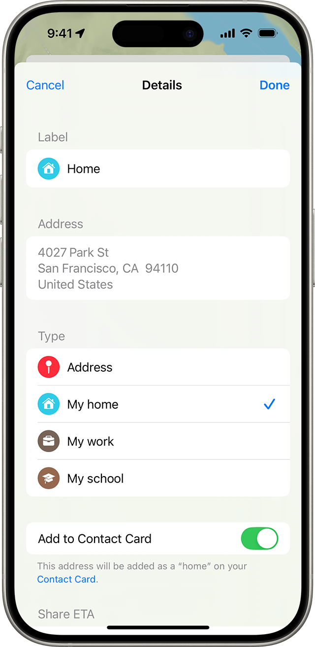 Ios 18 Iphone 15 Pro Maps Favorites More Info Add To Contact Card