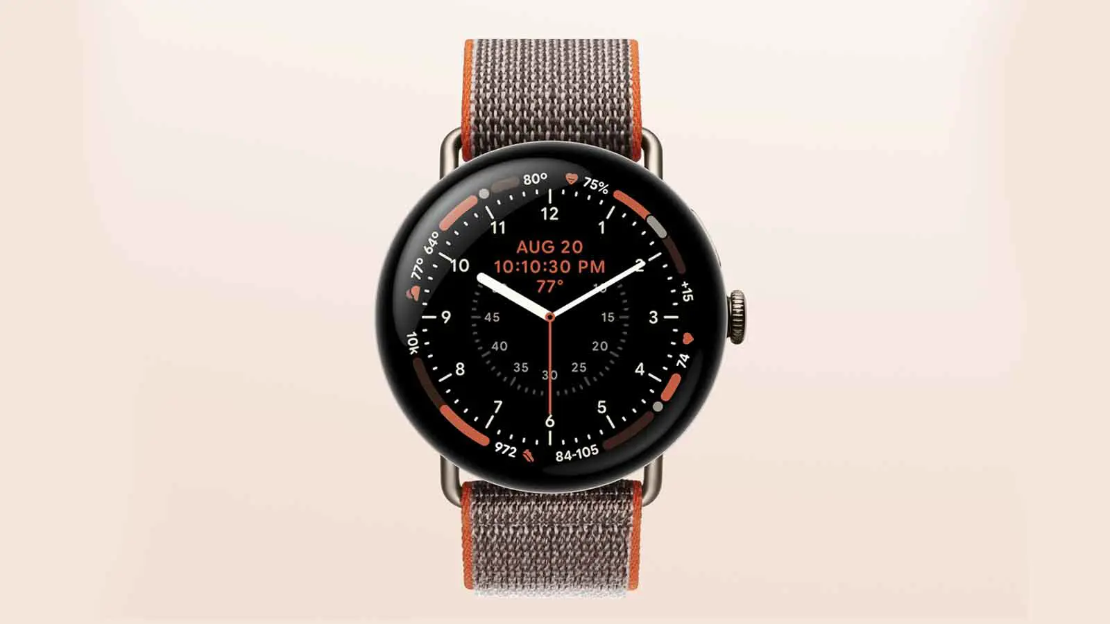 Google Pixel Watch 5 Stephen Curry Special Edition showing exclusive workout design