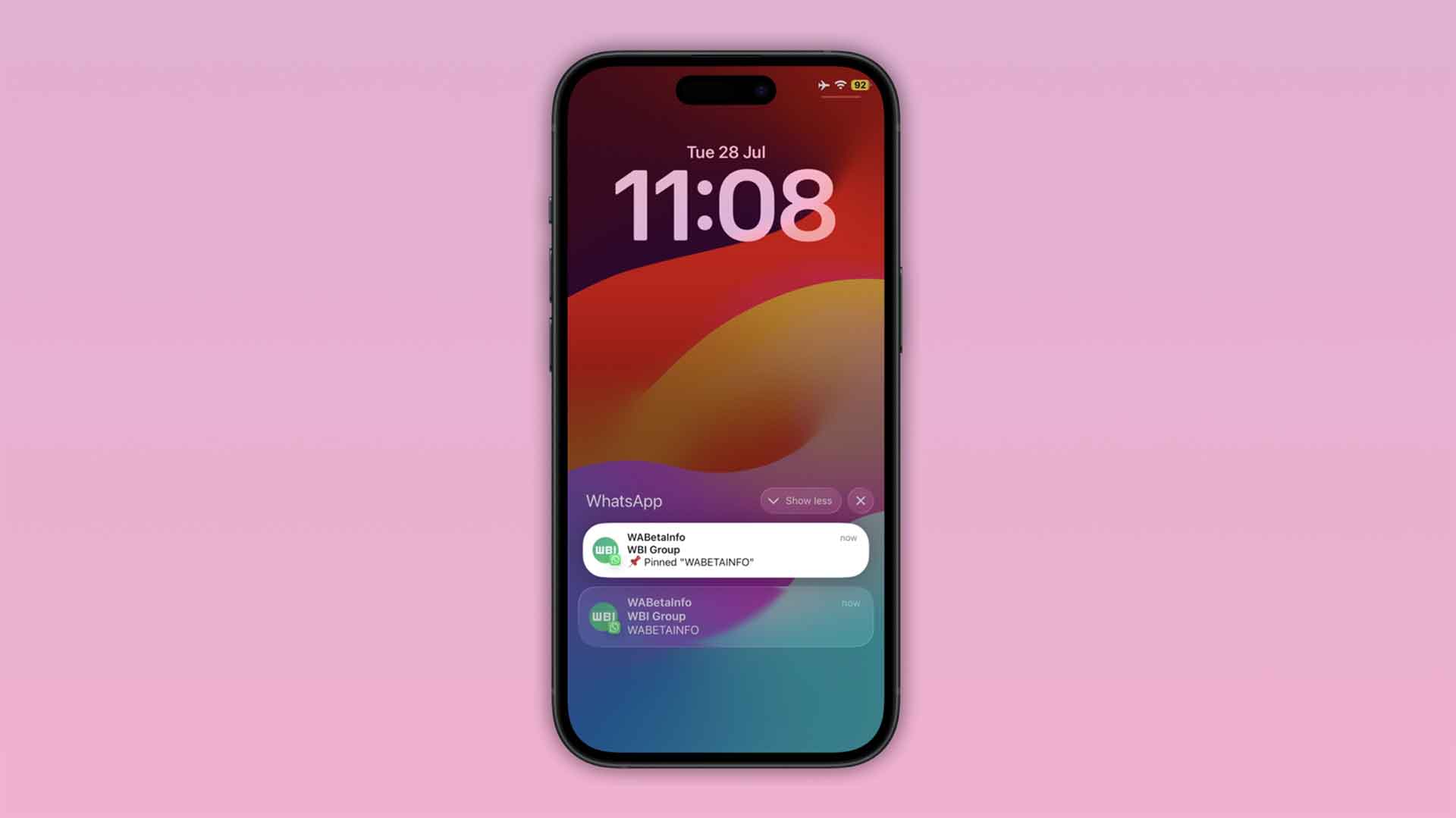 WhatsApp Adds Pinned Message Notifications on iPhone
