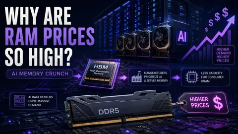 Why are RAM prices so high due to AI memory demand