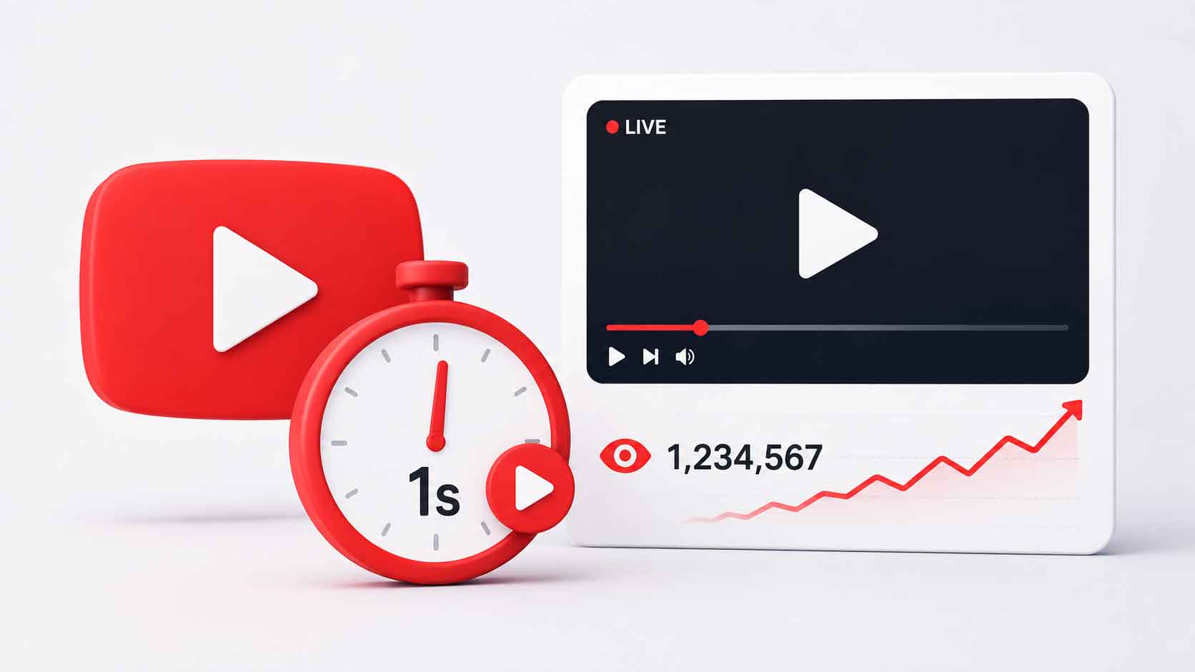YouTube View Count Changes August 24 - A Play Now Registers From the First Second