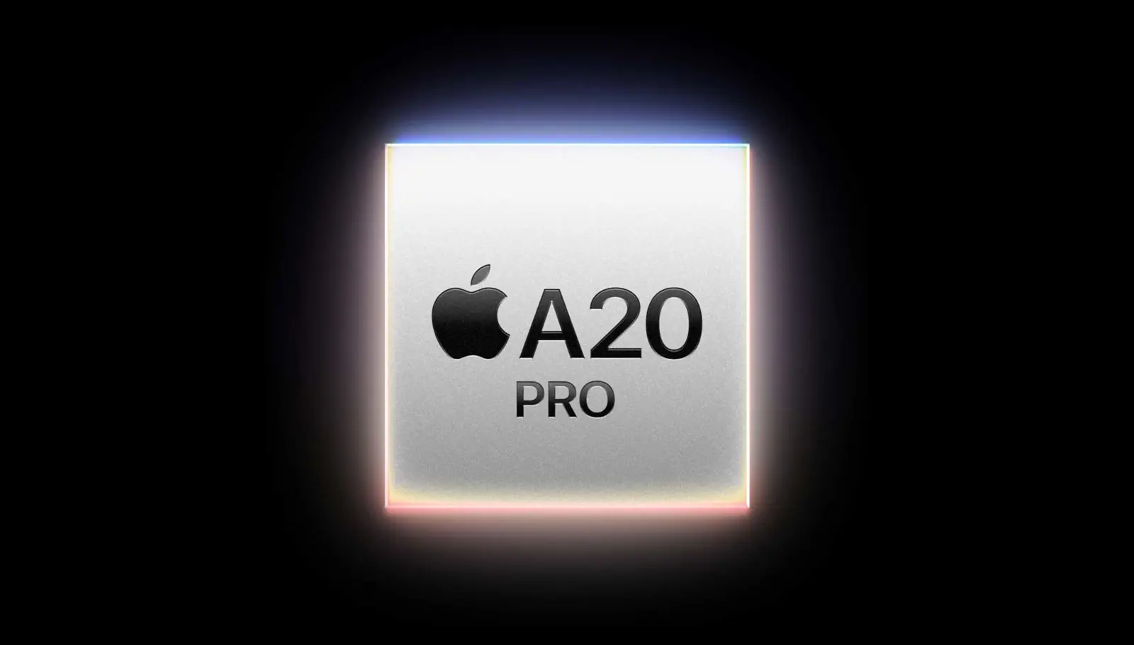 A20 Pro chip branding for Apple's new iPhone processor.