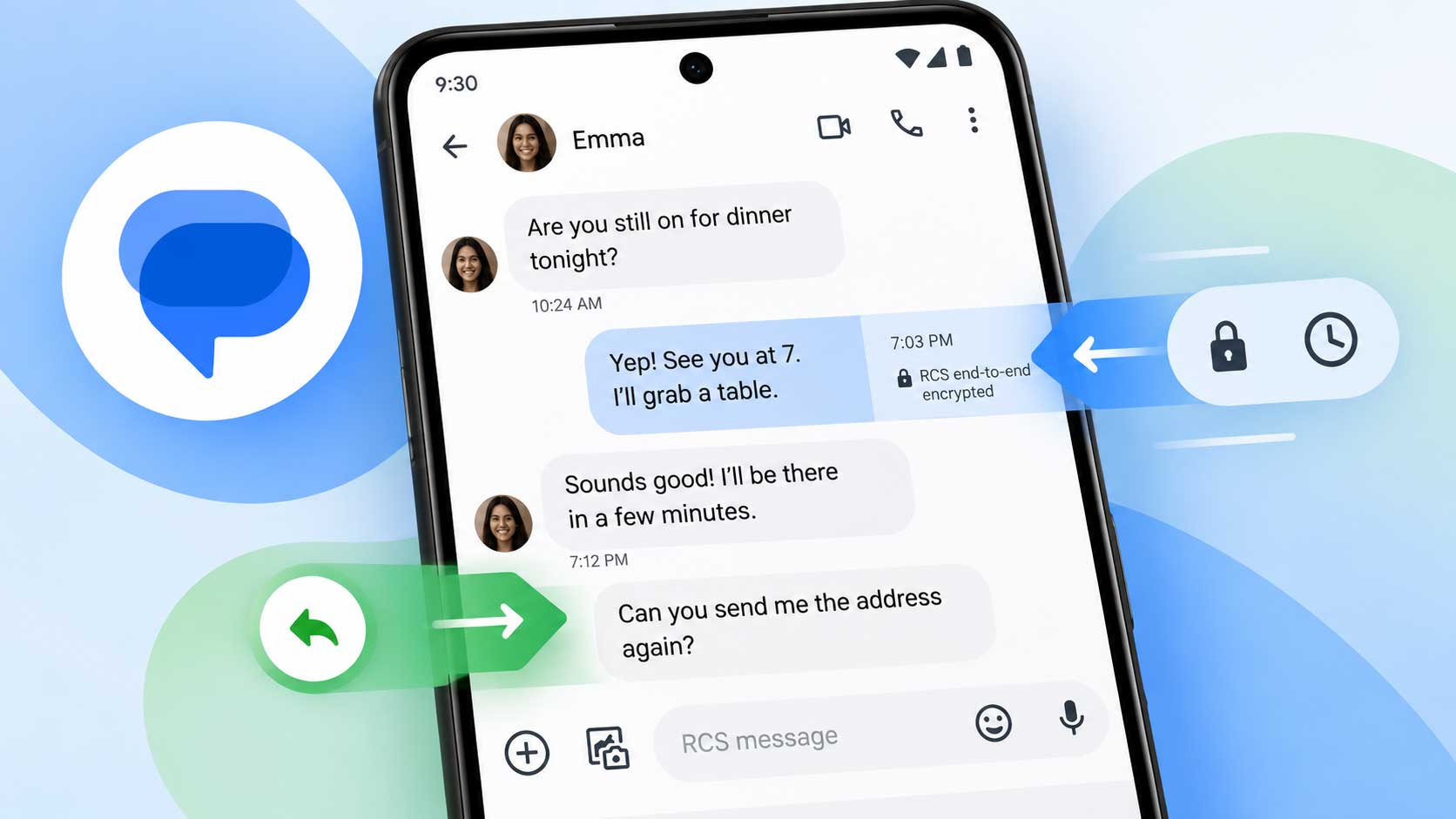 Google Messages Adds Swipe Gestures for Timestamps and Quick Replies