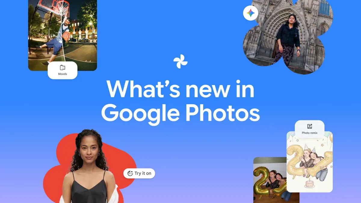Google Photos interface with a Redact tool obscuring sensitive information in an image on an Android phone