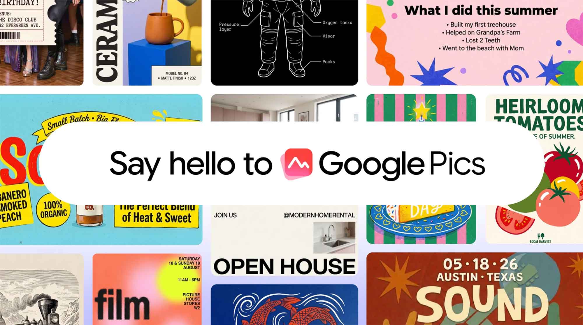 Google Launches Google Pics, an AI Design Tool for Workspace