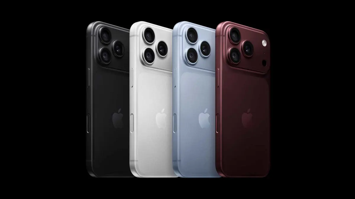 iPhone 18 Pro and iPhone 18 Pro Max shown in the new burgundy finish
