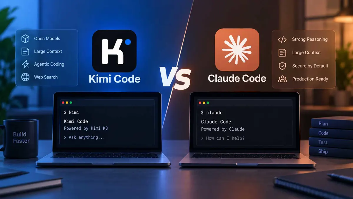 Comparing two AI coding agents working on the same software project in a terminal environment.