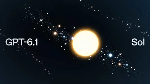 OpenAI's GPT-6.1 Sol model represented as a lower-cost AI system alongside the GPT-6 Astra model