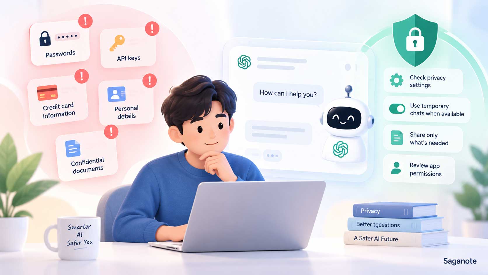 How to Protect Your Data When Using AI Chatbots