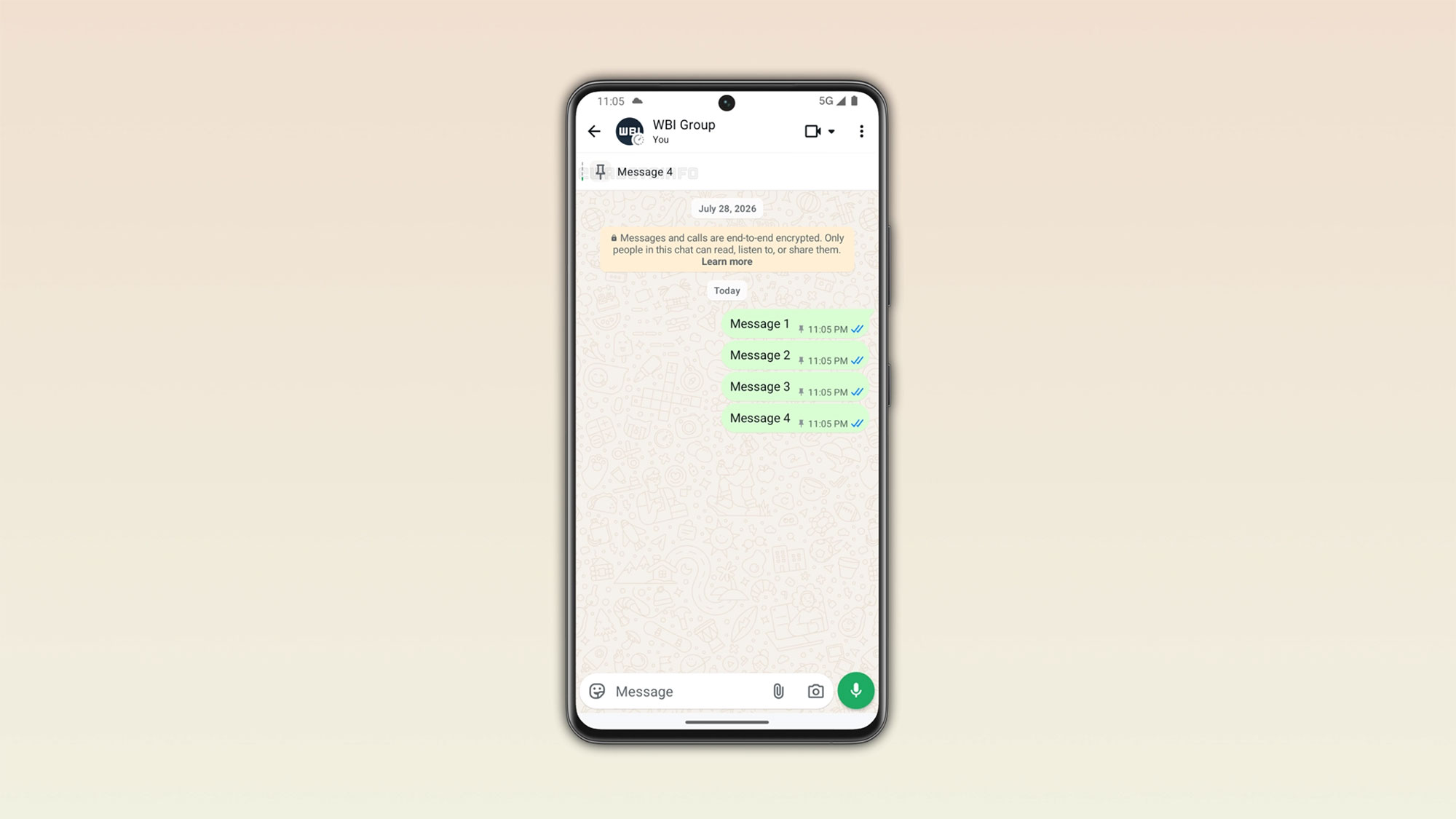 WhatsApp Pinned Messages Are Getting a Fourth Slot in Chats and Groups