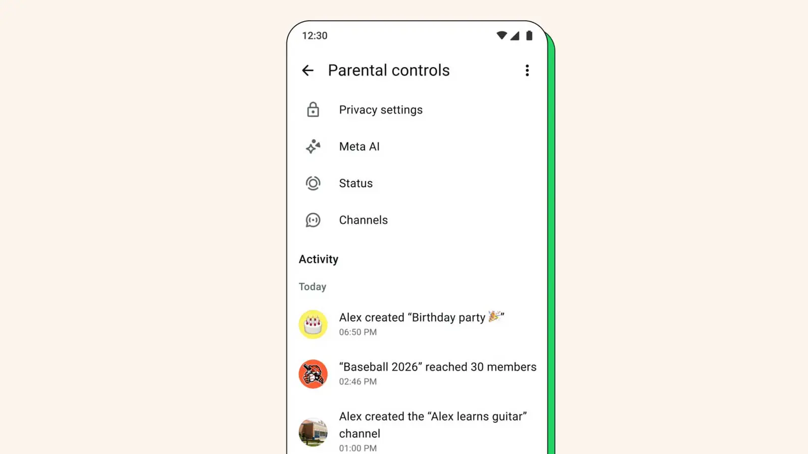 Whatsapp Parental Control