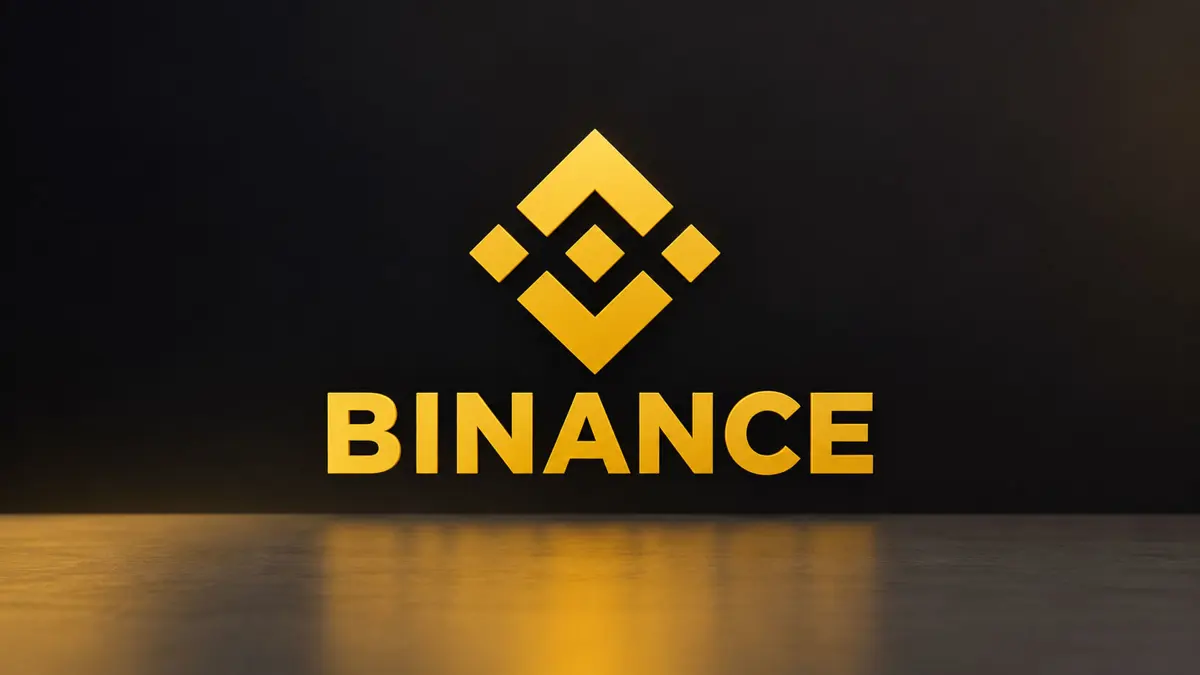 Cryptocurrency exchange security breach, with a digital wallet, blockchain network lines and a warning symbol